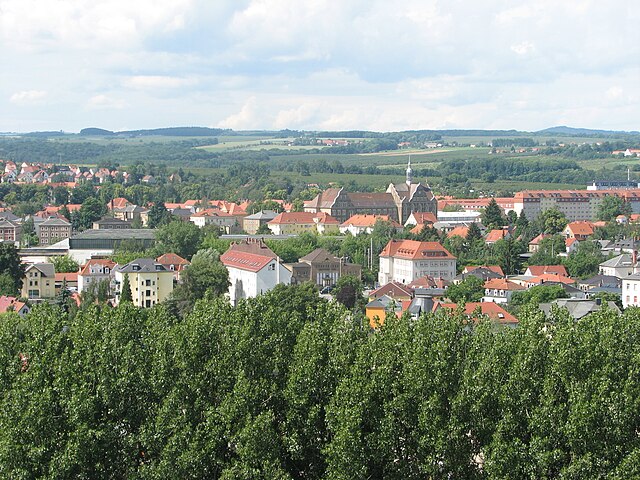 Blick &uuml;ber Heidenau, Kaminholz kaufen in Heidenau