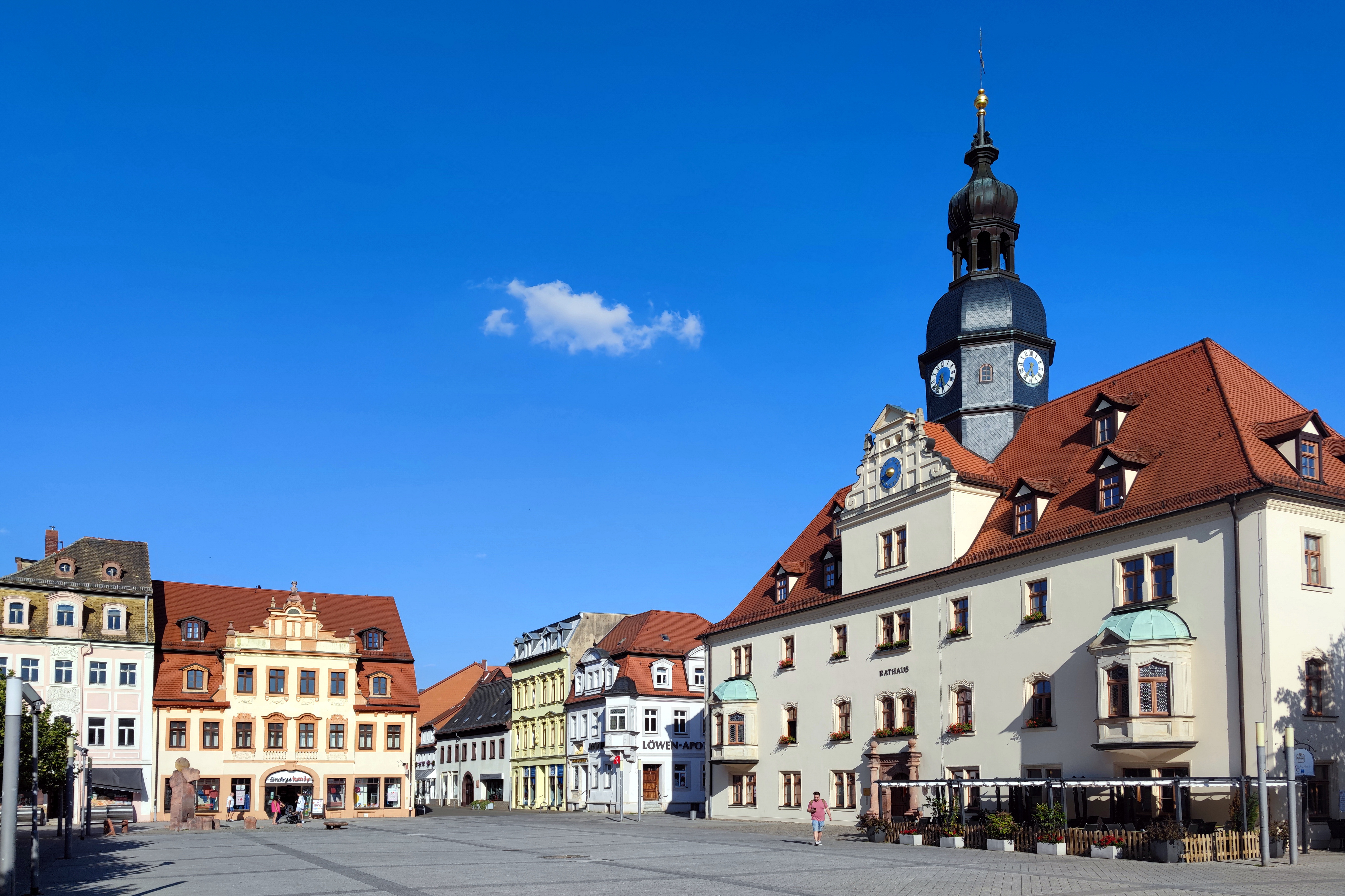 Rathaus in Borna, Brennholz kaufen in Borna