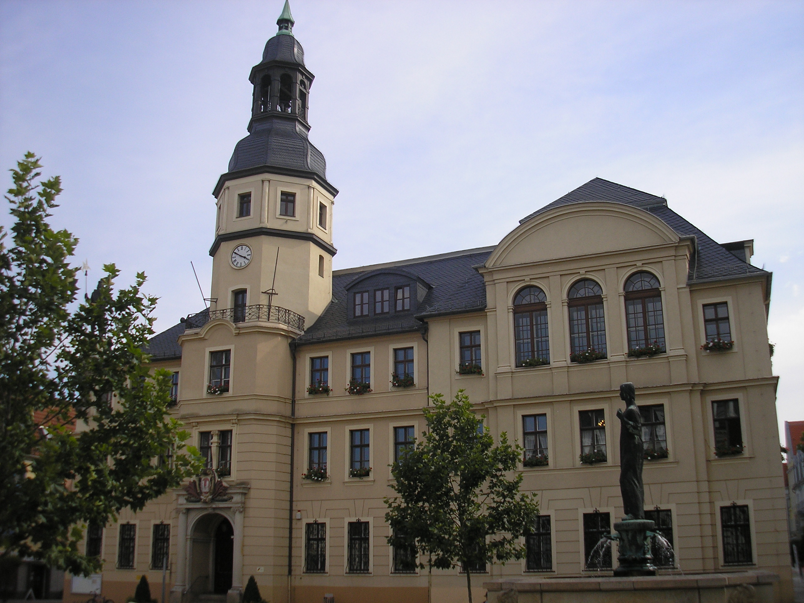 Crimmitschau Rathaus, Kaminholz kaufen in Crimmitschau
