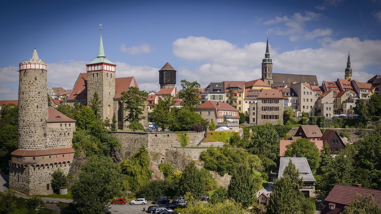 Panoramablick &uuml;ber Bautzen, Kaminholz f&uuml;r Bautzen