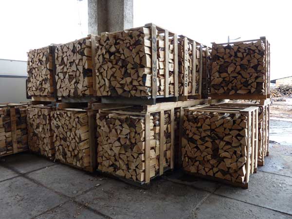 gestapeltes Holz